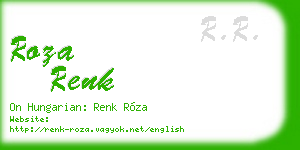 roza renk business card